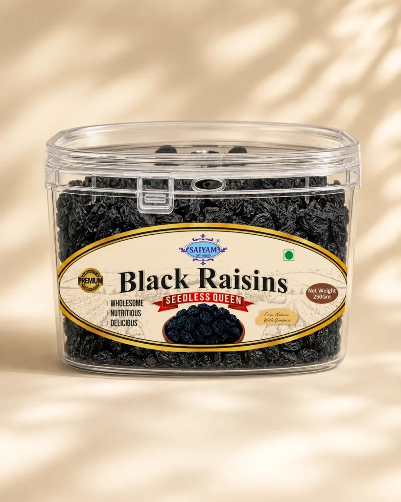 Saiyam Black Raisins Seedless Queen