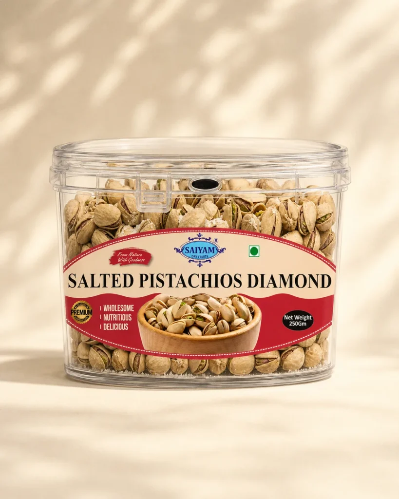 Saiyam Salted Pistachios Diamond