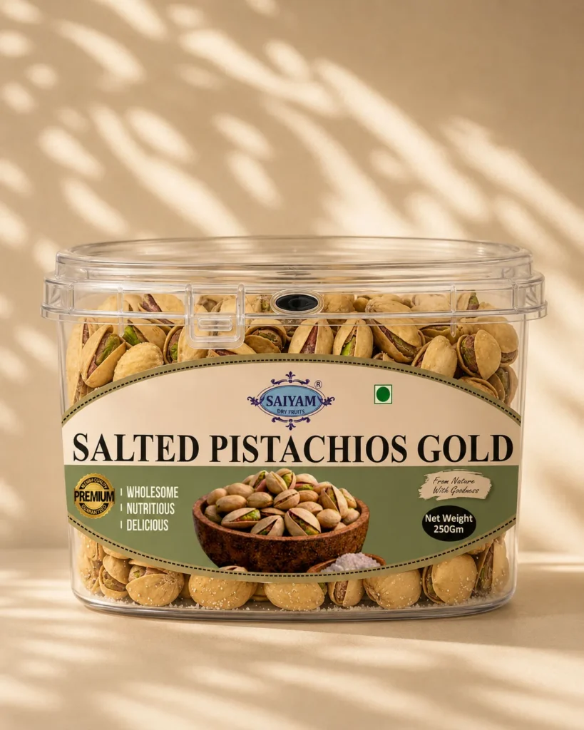 Saiyam Salted Pistachios Gold