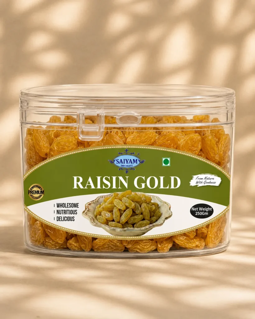 Saiyam Yellow Raisins Gold